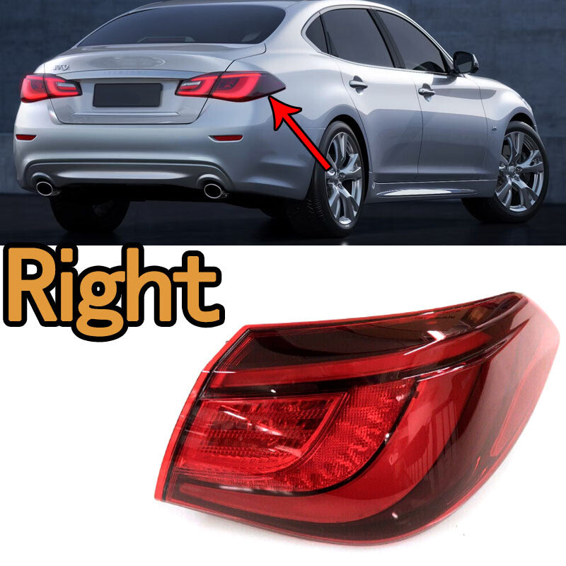 Right For 2015-2019 for Infiniti Q70L Rear Brake Light LED Outer Light Passenger