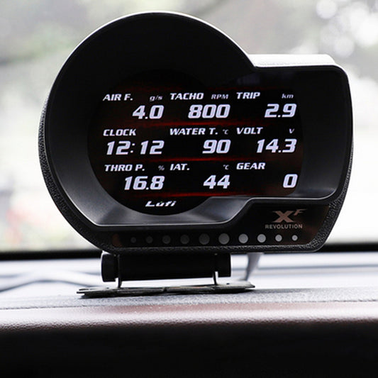 OBD2 Multi-functional Car Gauge Boost Pressure AFR Water/Oil Temp Alarm System