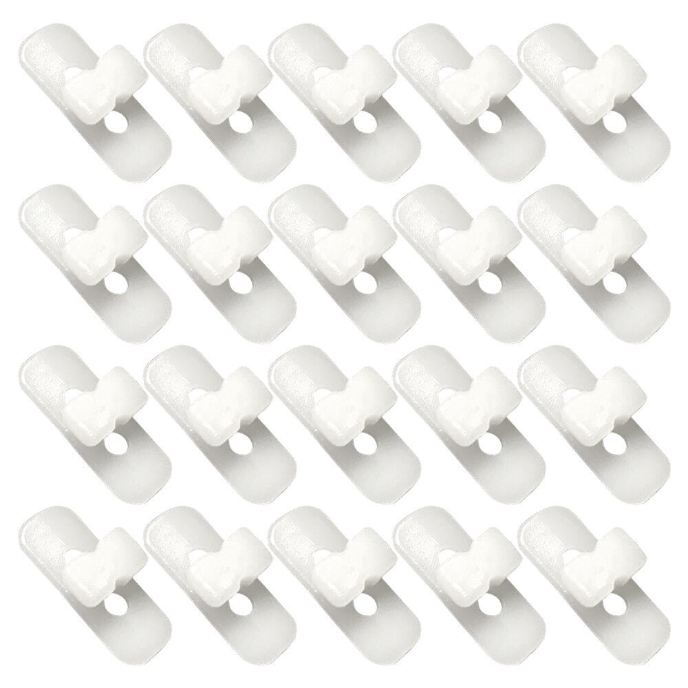 20Pcs For 1985-1995 E-Class W124 S124 C124 Door Moulding Clips White 0069887478