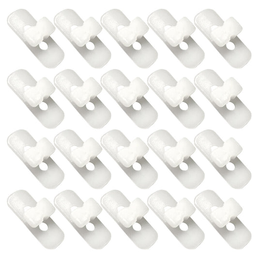 20Pcs For 1985-1995 E-Class W124 S124 C124 Door Moulding Clips White 0069887478