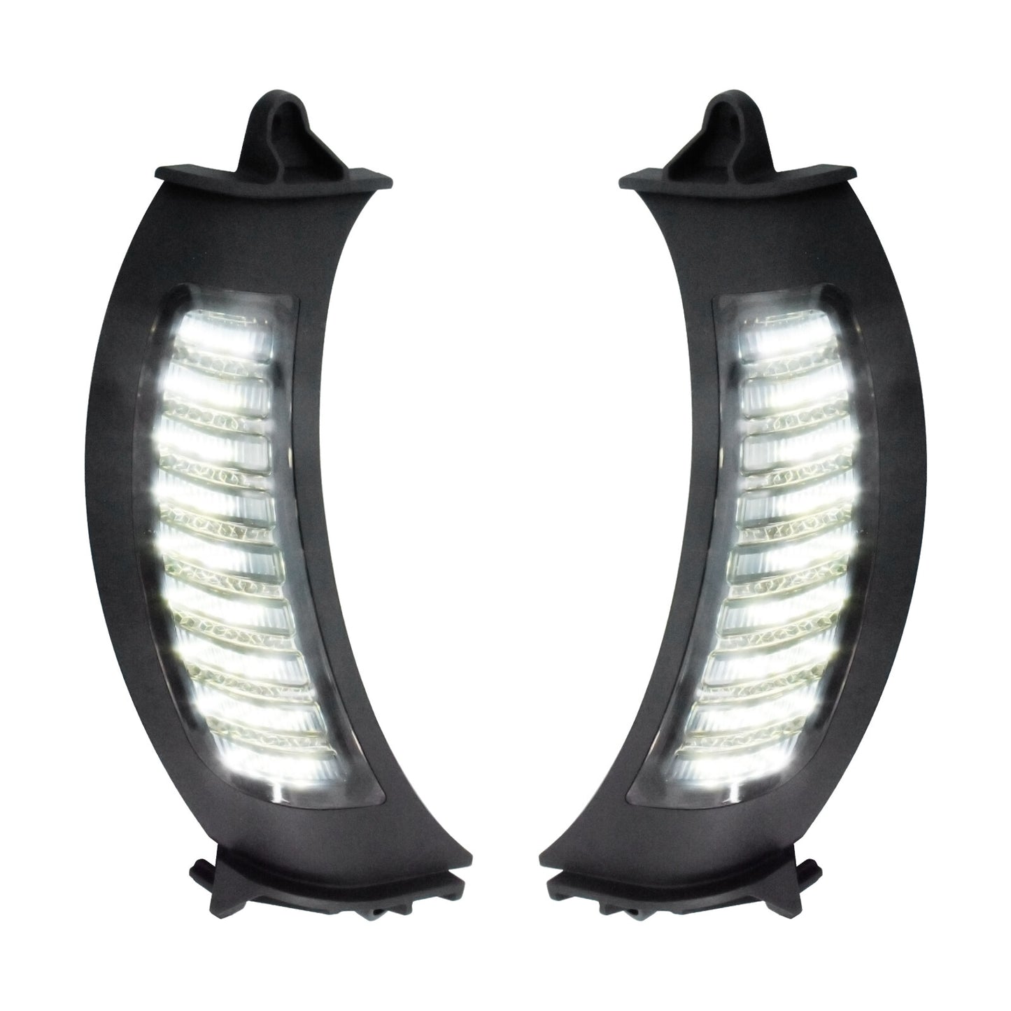 Black LED Side Marker Lamp Turn Singals Light Fits for Harley Road Glide 15-2023 Q