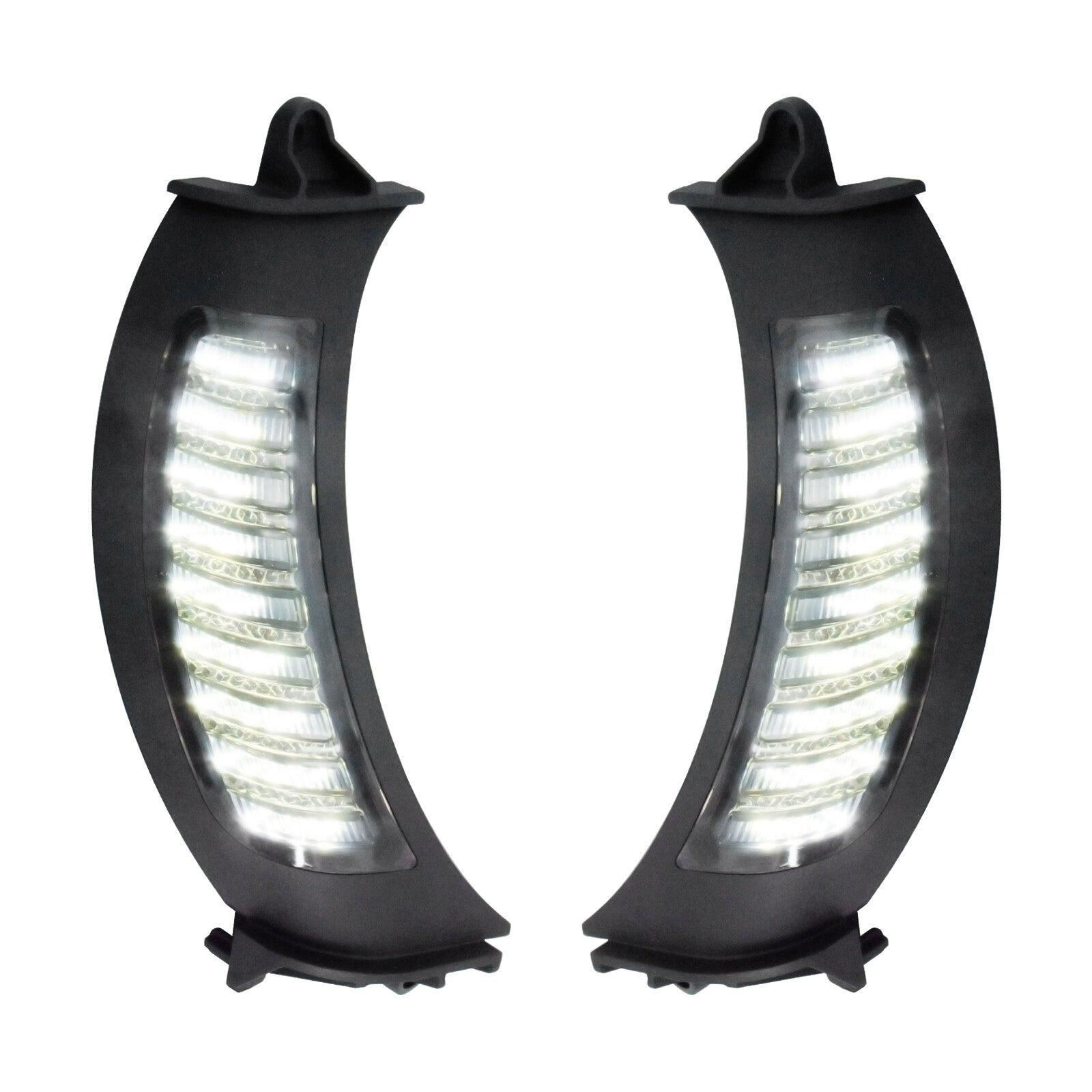 Black LED Side Marker Lamp Turn Singals Light Fits for Harley Road Glide 15-2023 Q