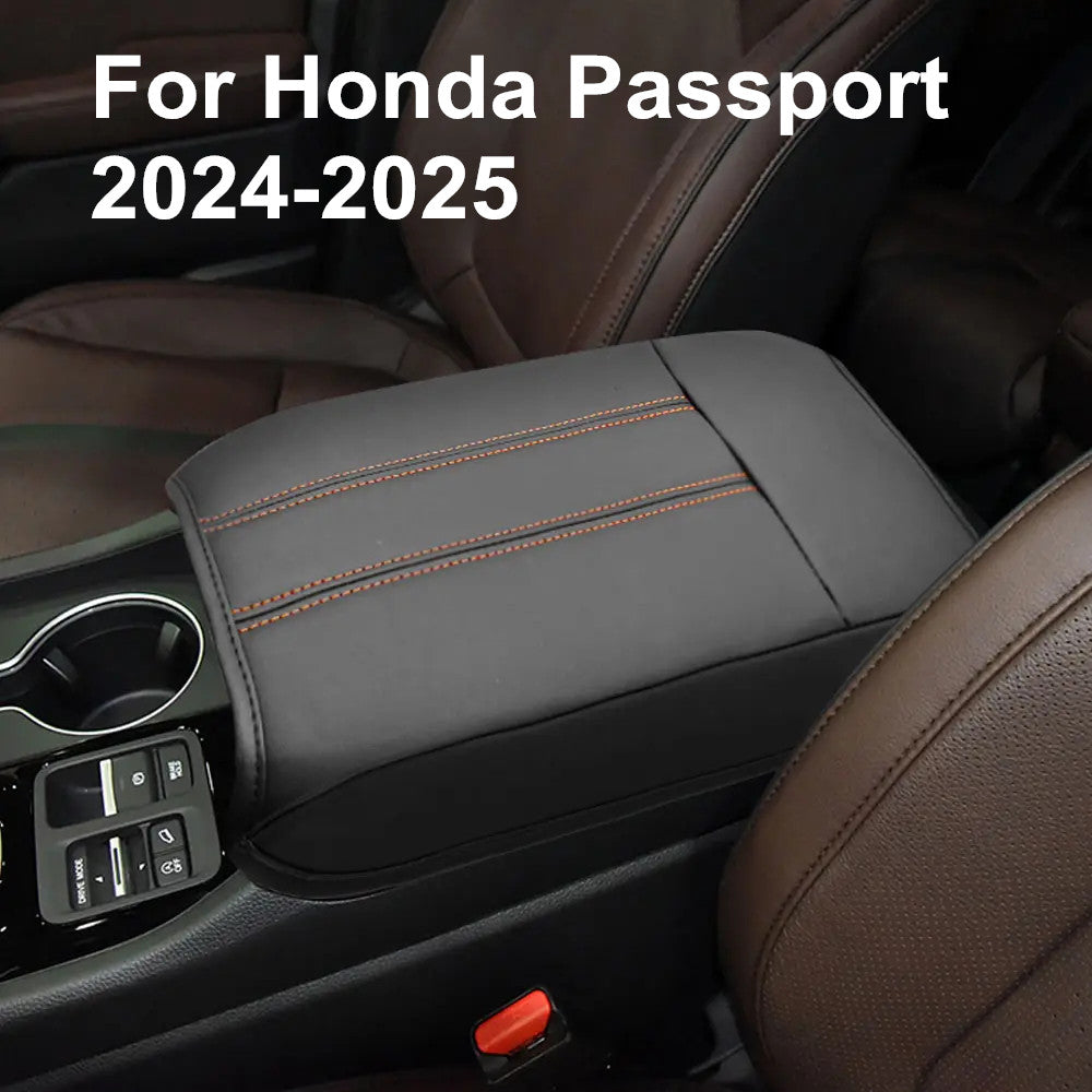 Orange Stich for 2024+ for Honda Passport Center Console Armrest Protector Accessory - n