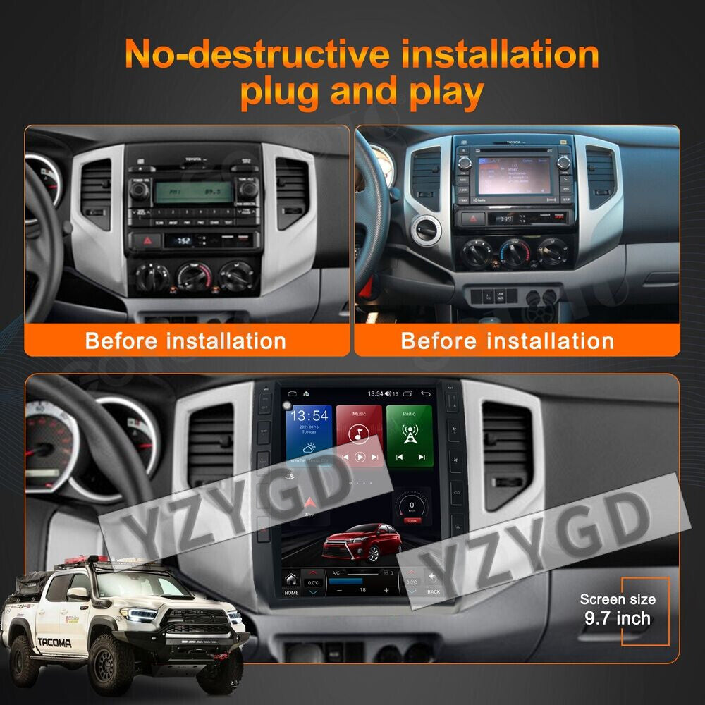 Android for Toyota Tacoma 2005-2015 Carplay Car Radio Screen 2Din Stereo Player