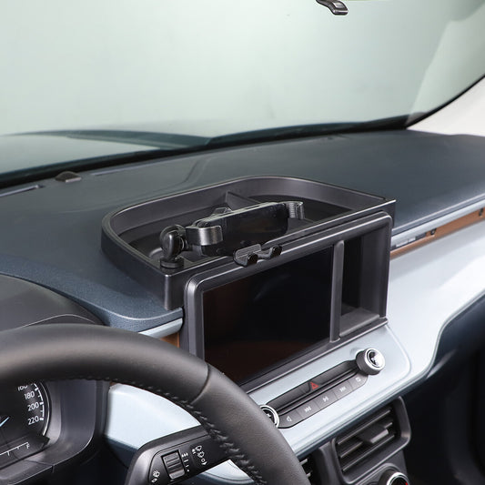 Install phone holder storage tray dashboard kit storage box for Maverick 2022 - 24- n