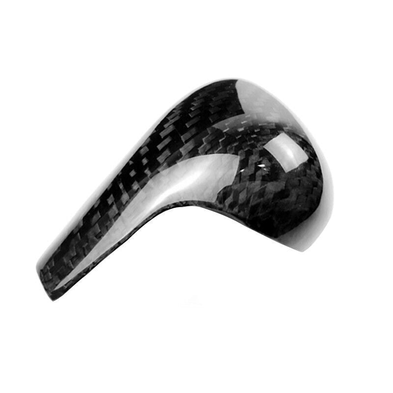 Real Carbon Fiber Gear Shift Head Knob Decor Cover Trim for Audi for A6 Q5 for A4 for A5 Q7