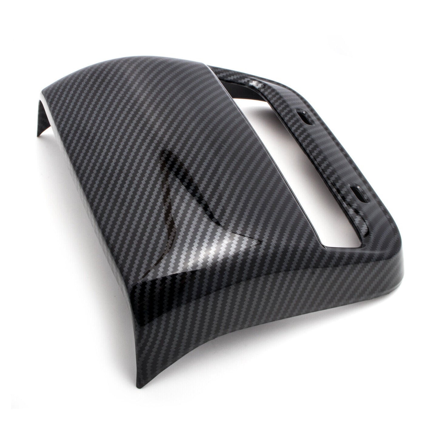 Carbon fiber patterned rear AC vent cover for Model 3 Y 2017-23- n