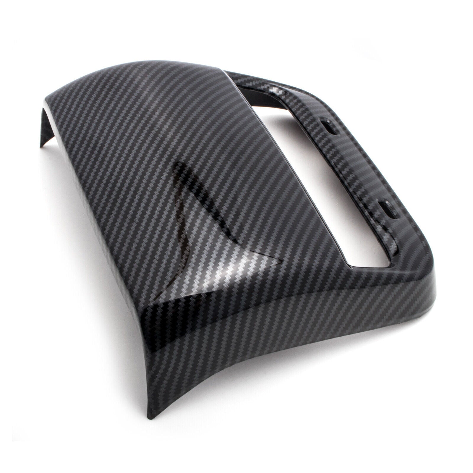 Carbon fiber patterned rear AC vent cover for Model 3 Y 2017-23- n