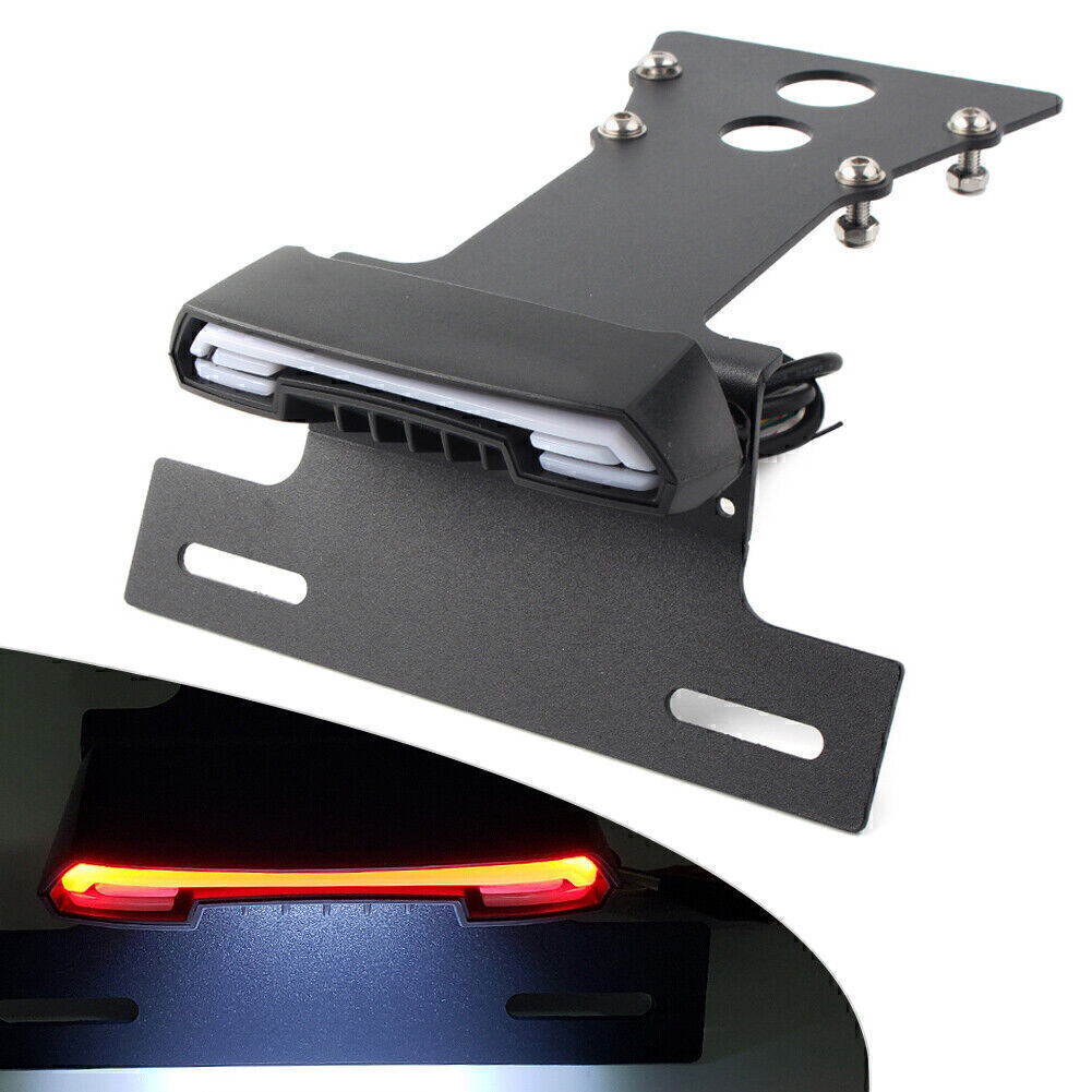 Motorbike Rear License Plate Bracket Holder w/Taillight for Yamaha XSR900 14-21 Q