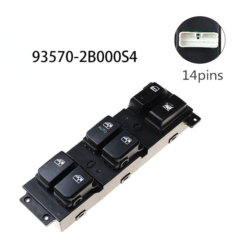 93570-2B000S4 Driver Left Power Window Switch for Hyundai Santa Fe CM 2007-2011