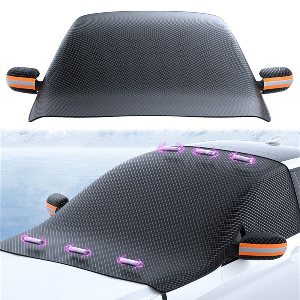 Magnetic Car Snow Shield Frost Prevention Front Windshield Snow Sun Thickened Q