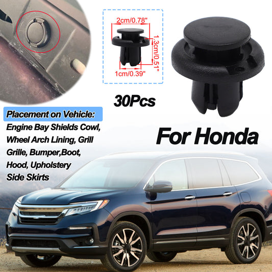 30X for Honda Accord 03-12 Bumper Push-Type Retainer Fastener Clip 91503-S7A-003