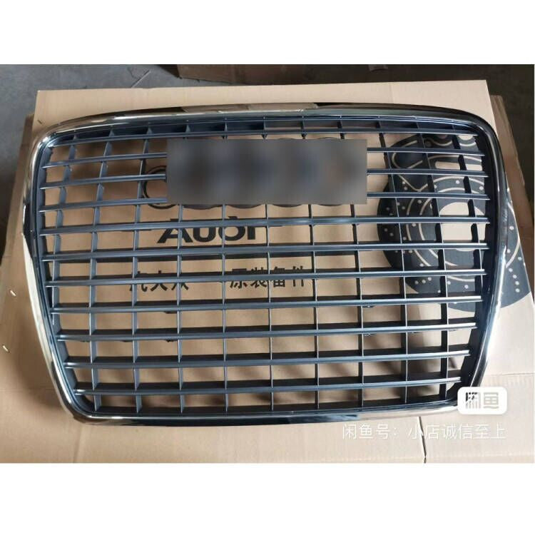 Front Mesh Grille Bumper Grill Fit for Audi A6 C6 2009 2010 2011 Gray Griles New