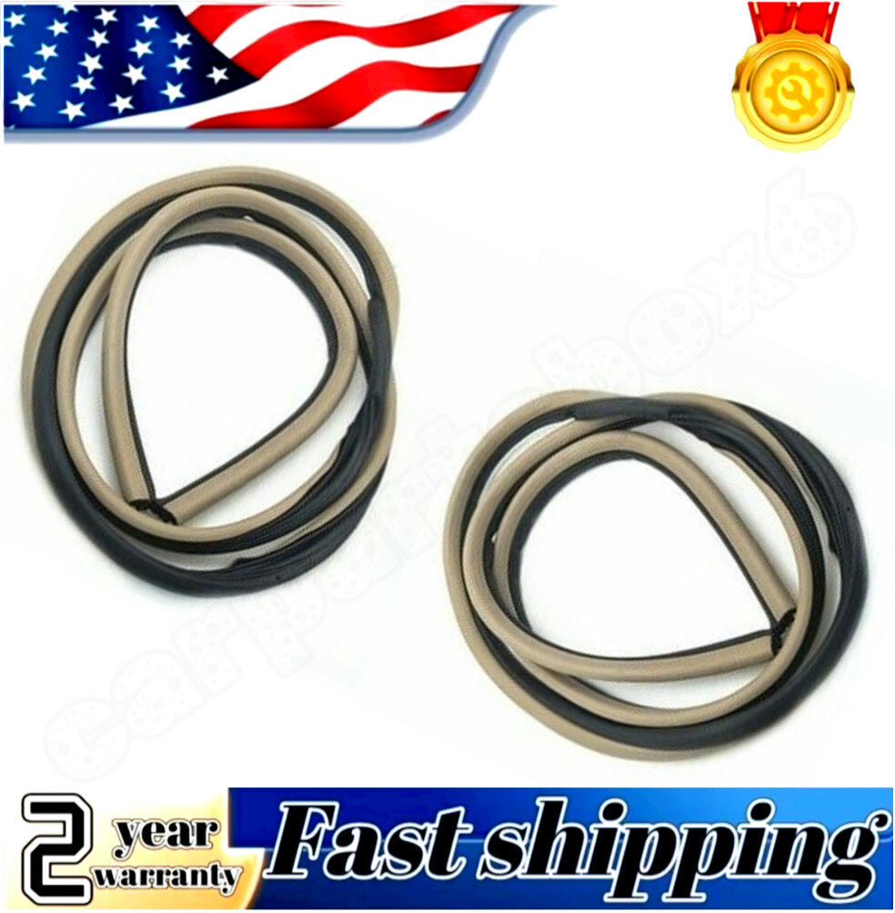 4-Piece Weatherstrip Door Rubber Body Seals for Honda Accord Sedan 2008-2012