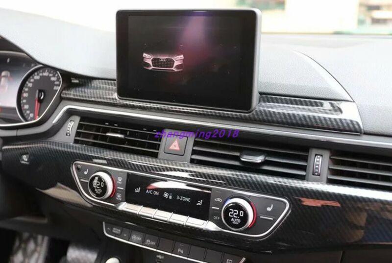 15-piece carbon fiber style interior trim kit for Audi A5 2017-2019