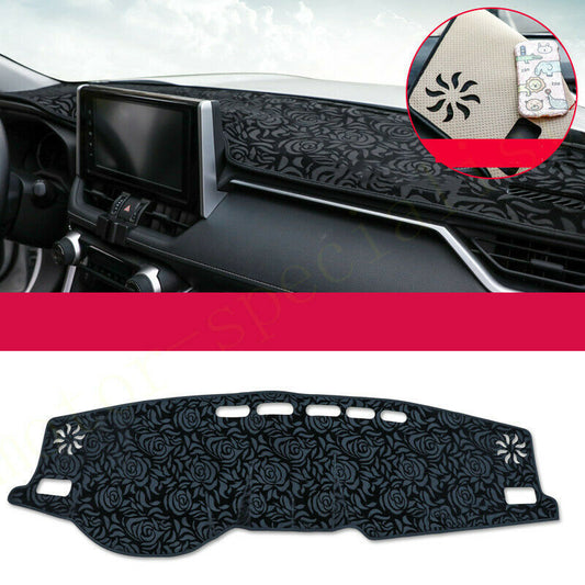 Design Dashboard Dash Mat Non-Slip Sun Visor Pad Cover for Toyota RAV4 2019-2023