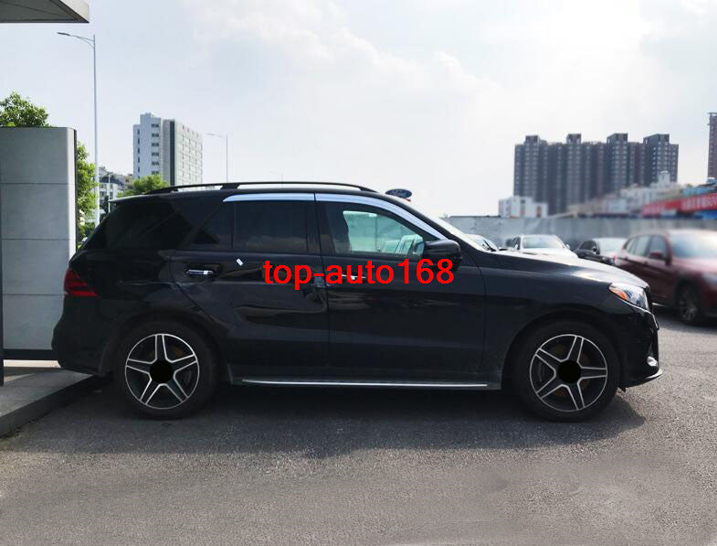for Benz GLE 2012-2019 Chrome Window Wind Visors Sun Rain Guard Vent Deflectors