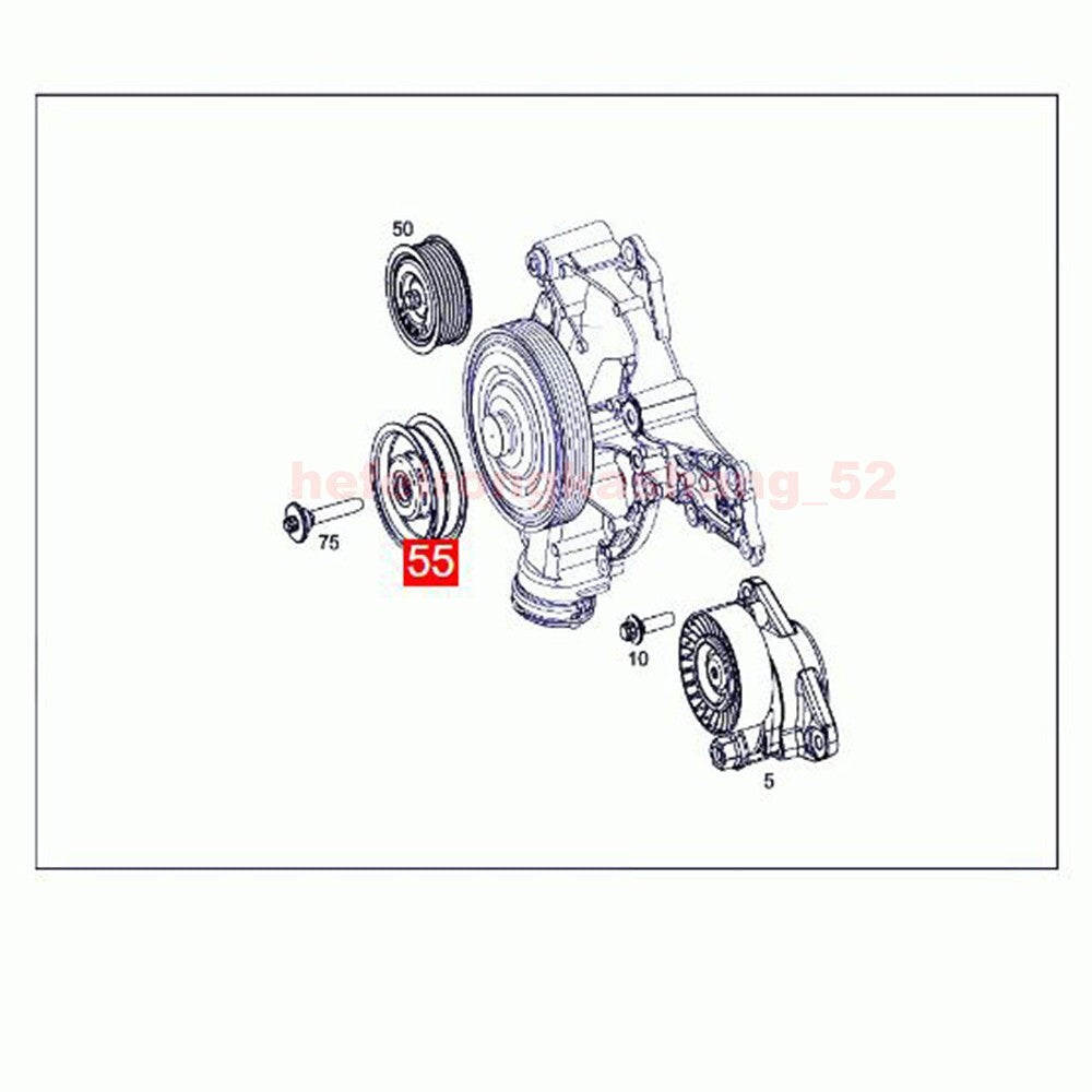 Drive belt idle pulley 2722021419 suitable for CLK350 C230 E350 GLK300 ML350 M272- v