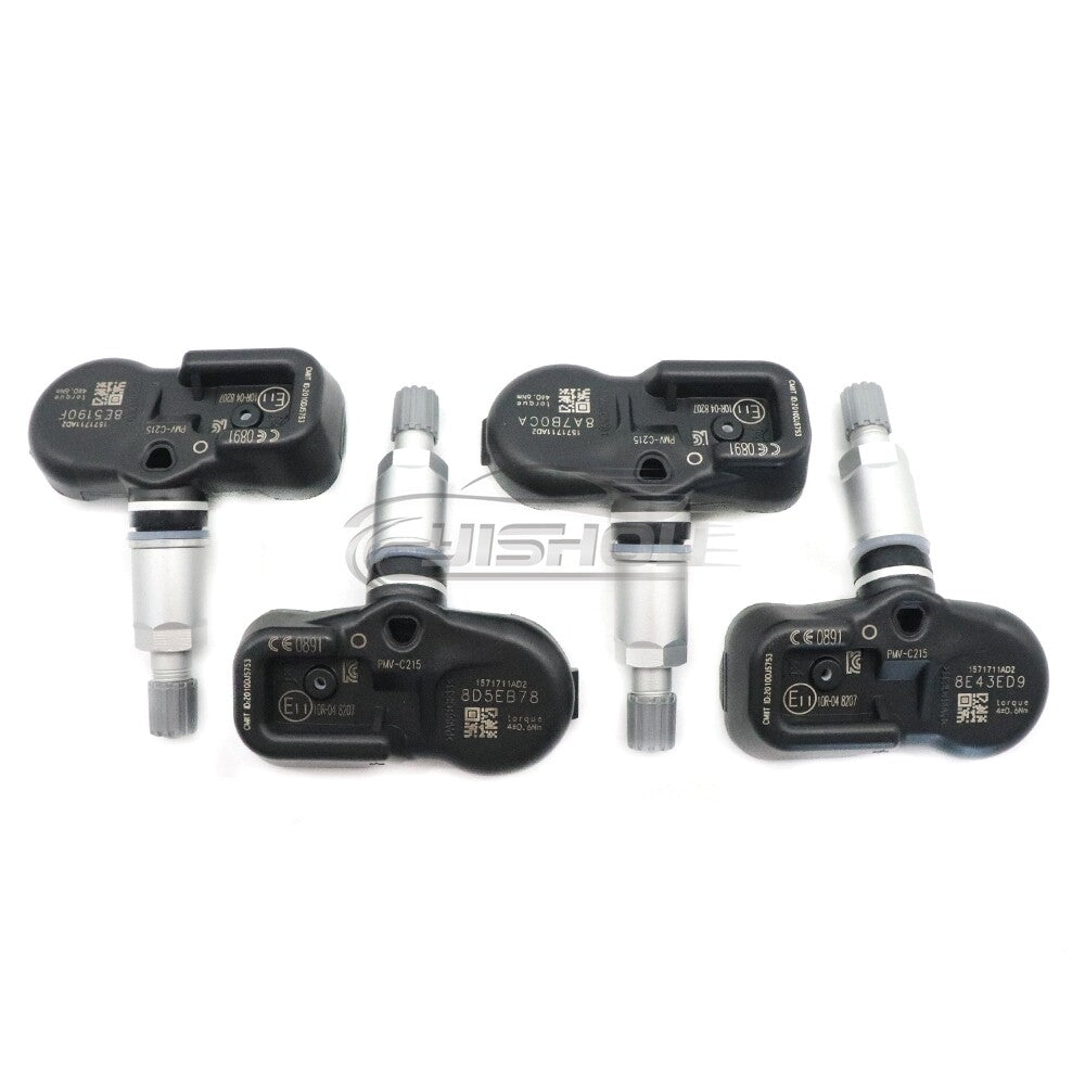 (4) 42607-48020 Tire Pressure Monitoring System (TPMS) sensor for Toyota for Lexus LC RX PMV-C215