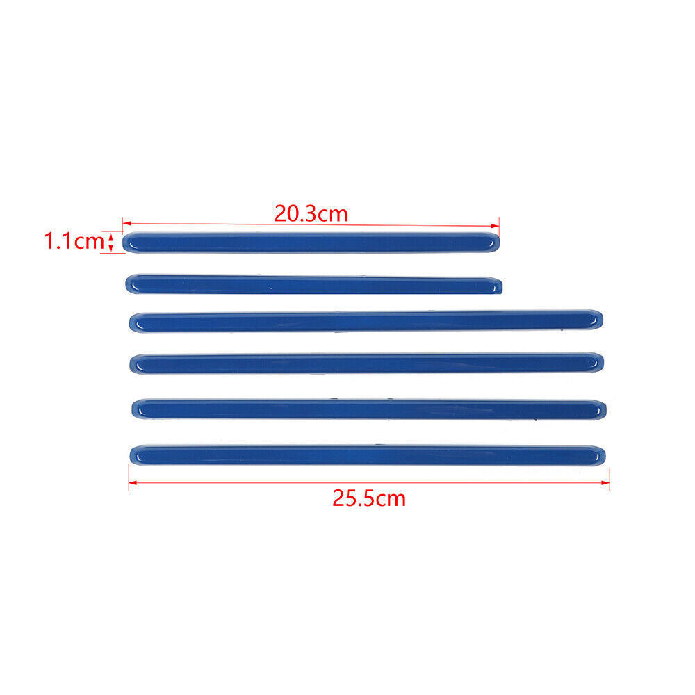 Blue Car Rear Trunk Cargo Decor Trim Strips Cover for Jeep for Wrangler JL 19-22 B n