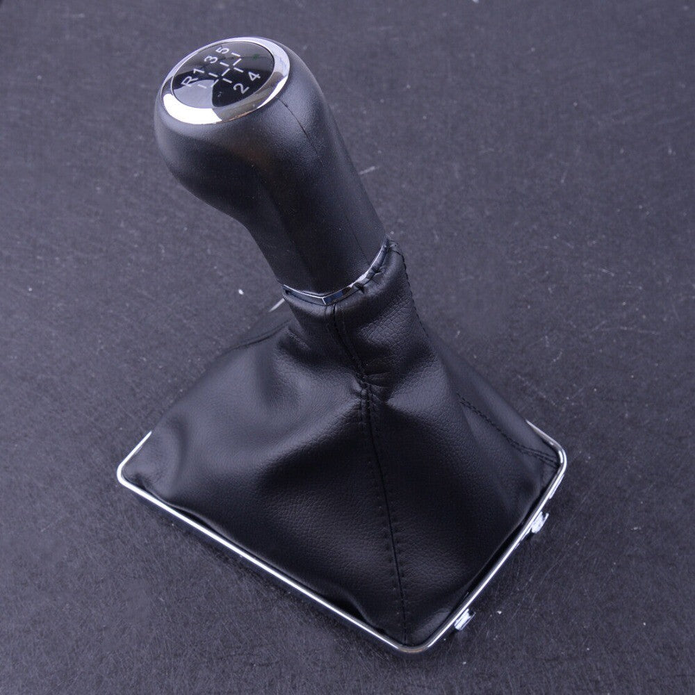 1x 5-Speed Gear Lever Shift Knob Stick Ball &Boot for Opel Astra for Corsa GTC 05-10 n
