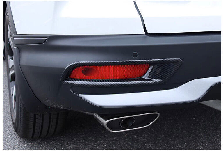 for Honda CRV CR-V 20-2022 Carbon Fiber Look Rear Fog Light Molding Frame Trims