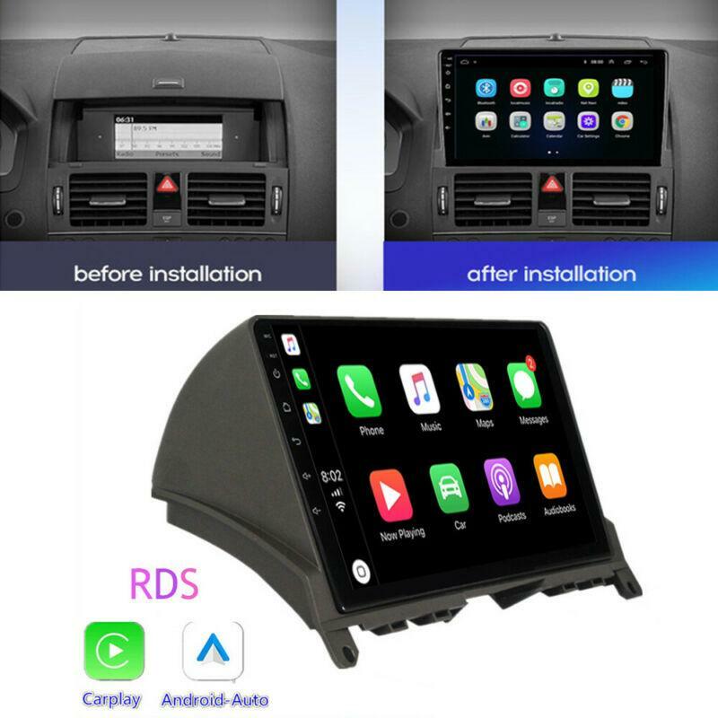 9-inch unit for 2007-2010 C-Class W204 S204 Head CarPlay Android Auto n