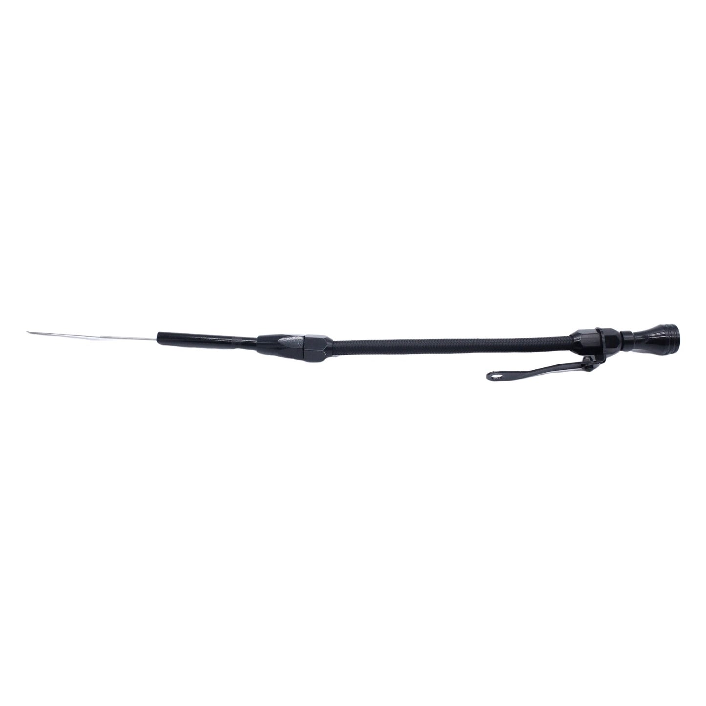 Flexible Braid Black Aluminum Knob Engine Dipstick For 1980-02 Small Block for Chevy