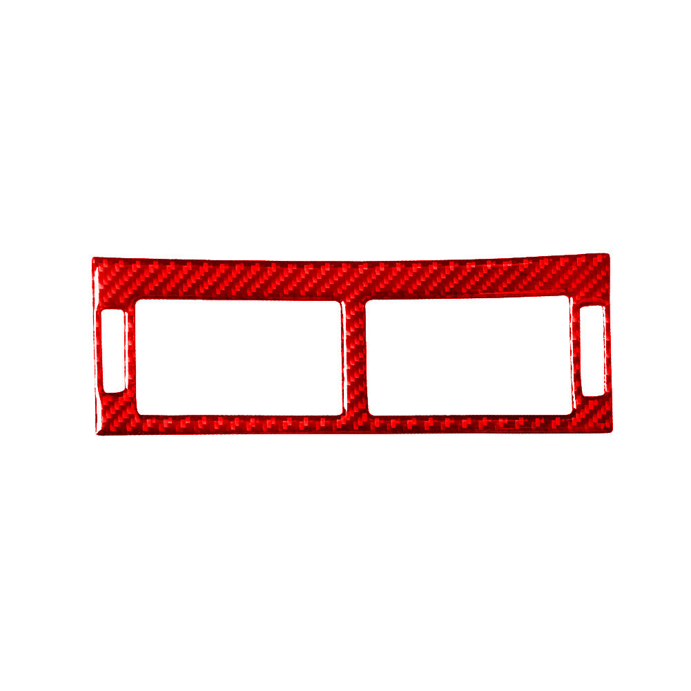 2X Carbon Fiber Rear Door Handle Trim for Land Rover Discovery Sport 2015-2019 v