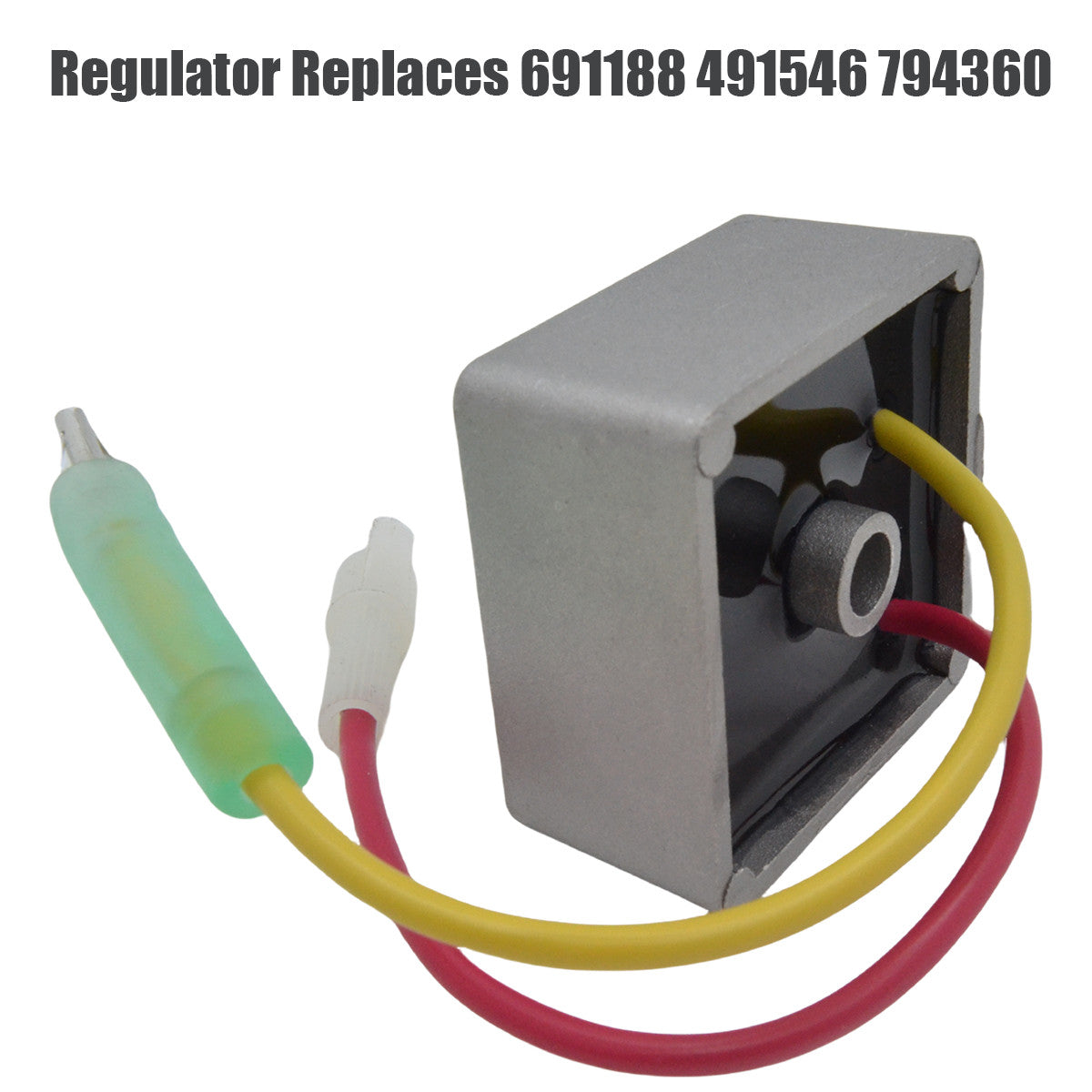 Voltage regulator 794360 is compatible with most 215000, 15T000, and 204000 model engines. Q