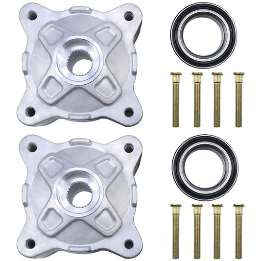 Front Wheel Hub W/Studs  Bearings Kit for Polaris 5137219 RZR 800 S 800 EFI 570