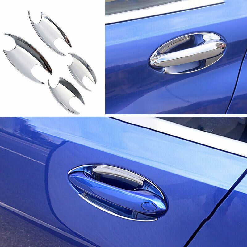for BMW 3-Series G20 2019-2023 ABS Chrome Exterior Side Door Bowl Cover Trim 4P