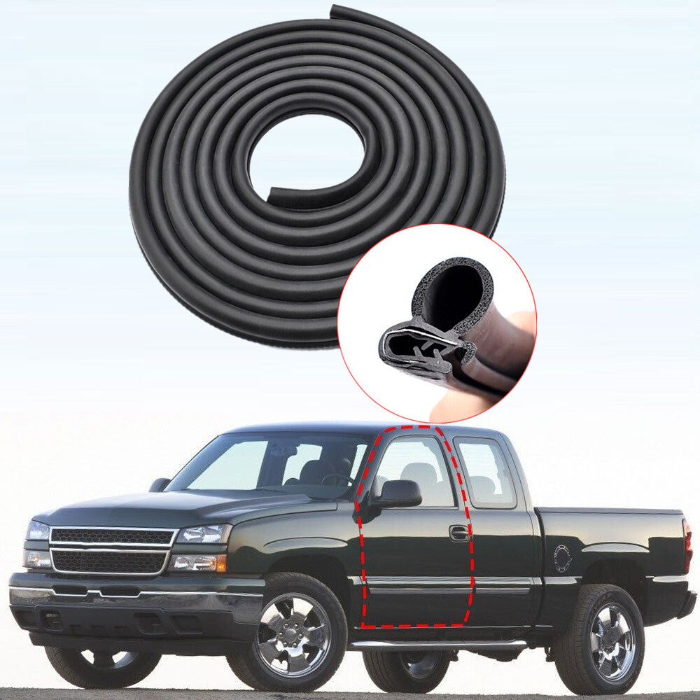 Front LH or RH Door Seal Strip Weatherstrip Rubber for Chevy Silverado 1999-2007