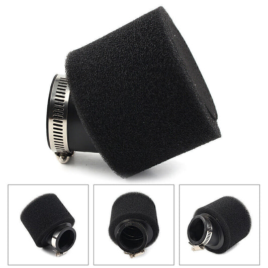 42MM Foam Air Filter Black for Honda XR50 CRF50 KLX110 SDG SSR 125 150CC Oblique Q