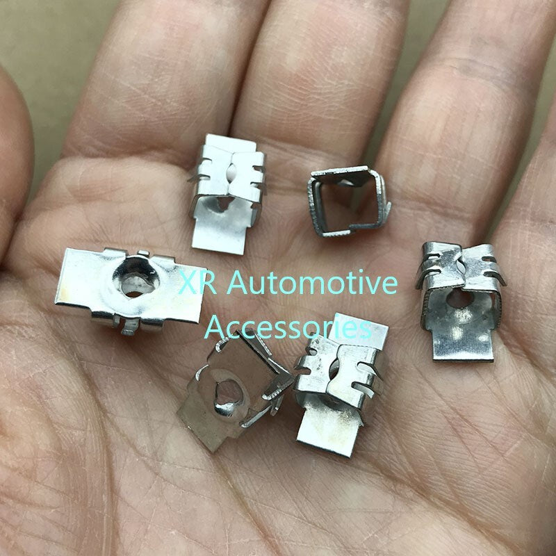 10 Pcs For GM for Chevrolet for Cadillac Radiator Grille Fixing Metal Nuts 15686142