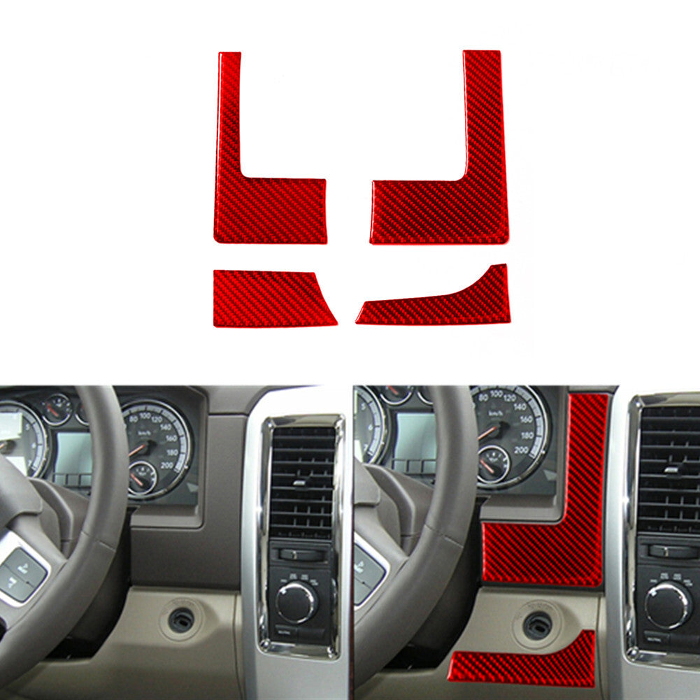 Carbon Fiber Interior Above Steering Wheel Cover Trim Strip for Model Y /3 v