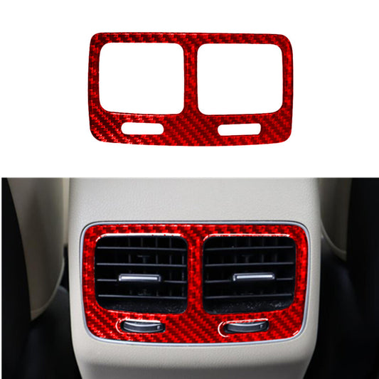 Red Carbon Fiber Inner Front Door Handle Cover Trim for Hyundai Azera 2006-2011 v