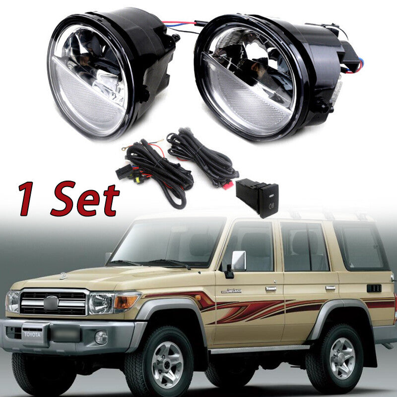 Suitable for Toyota for Land Cruiser J70 LC71 LC76 LC78 LC79 LED DRL anti-collision fog lights