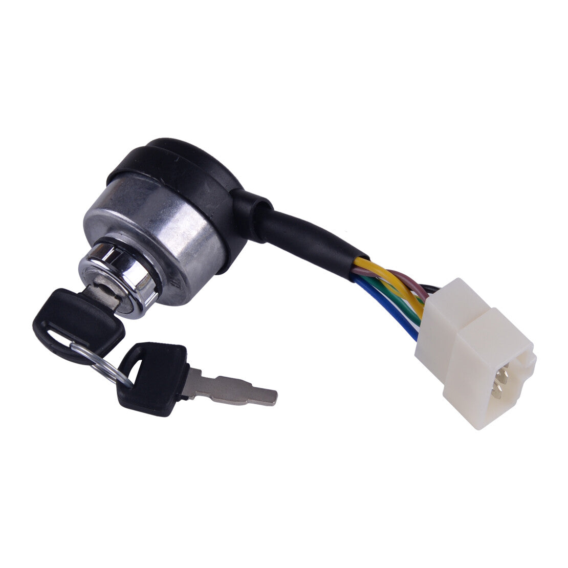 Portable Chinese Gasoline Diesel Generator 6-Wire Start Ignition Switch w/ 2 Key