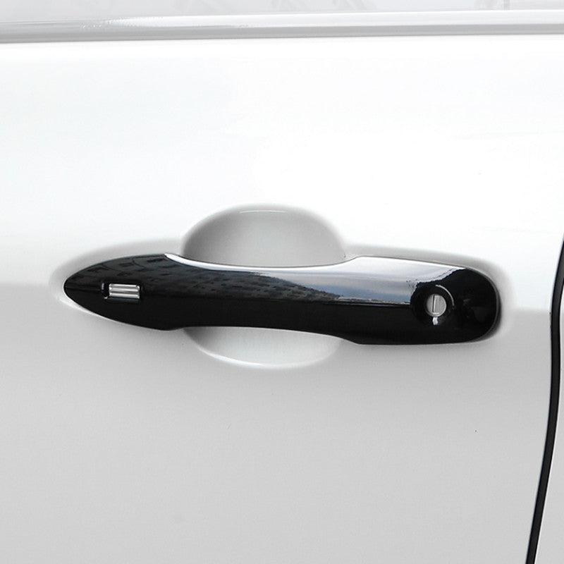 Black Before&After Car Door Handles Cover Trim for Corolla 2019-2023 v