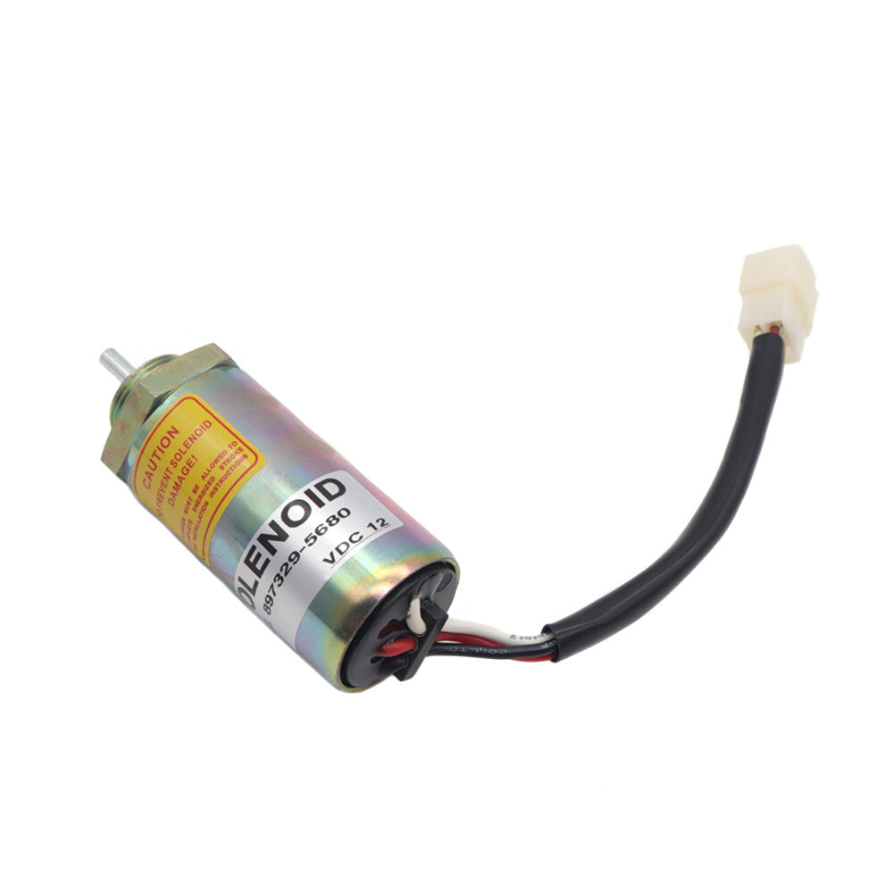 Fuel Shut Off Solenoid for Isuzu Engines 3LD1 3LD2 4LE1 3LB1 WR 12V 897329-5680