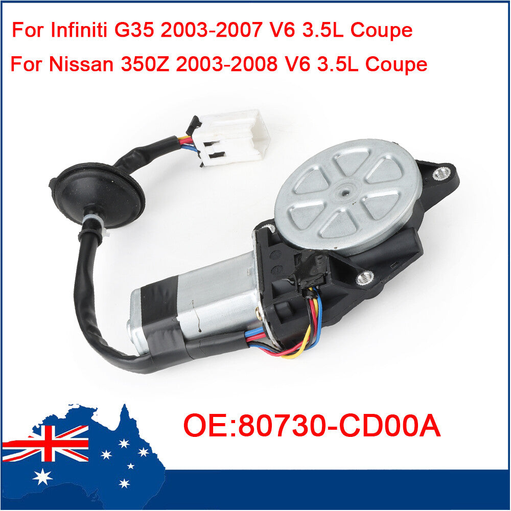 Front Right Power Window Regulator Lift Motor For 03-09 for Nissan 350Z 80730-CD00A Q