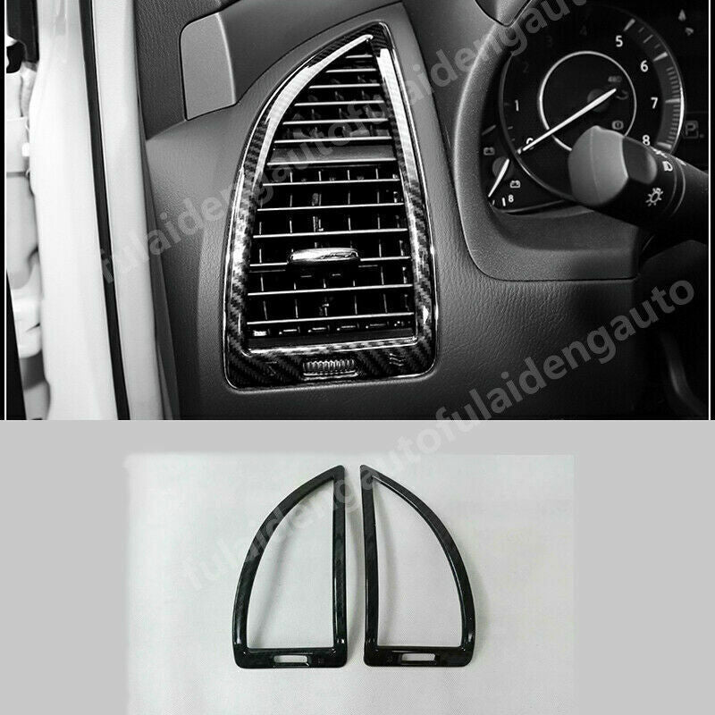 Carbon Fiber Rear View Mirror Sun Rain Guard trim for Lexus NX200t 300h 2015-21 v