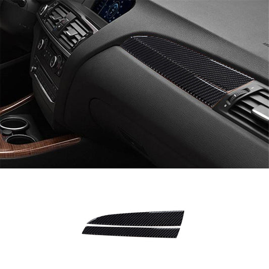 Red Carbon Fiber Passenger Sides Air Vent Trim For Outlander 2014-16 v