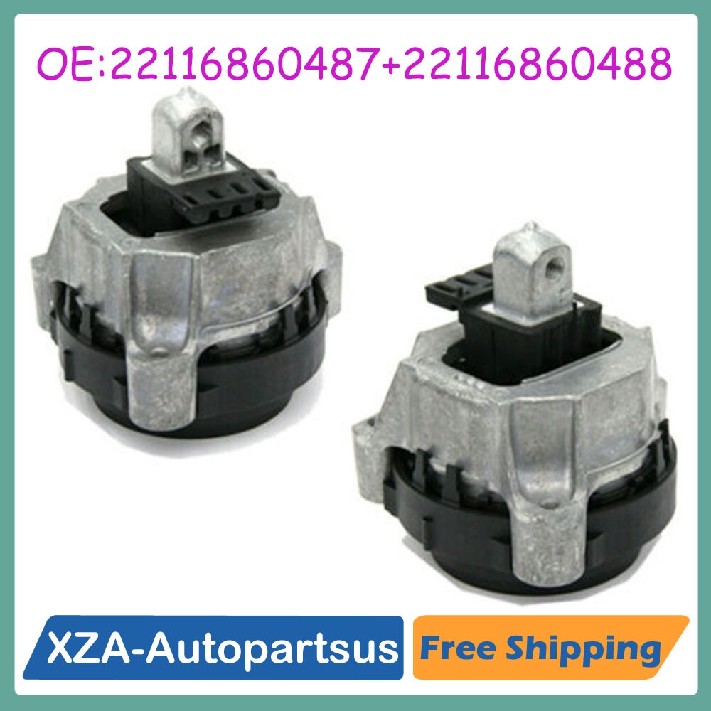 2PCS Left  Right Engine Mount Set Fit For 2017-2019 2.0L for BMW 530i / 530i xDrive Q