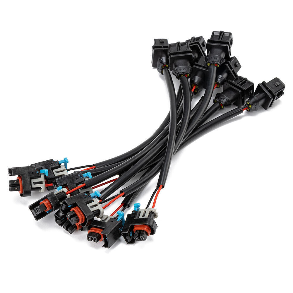 8x Fuel Injector Wiring Harness Adapter for Jetronic EV1 to for Mini Delphi Multic 2- v