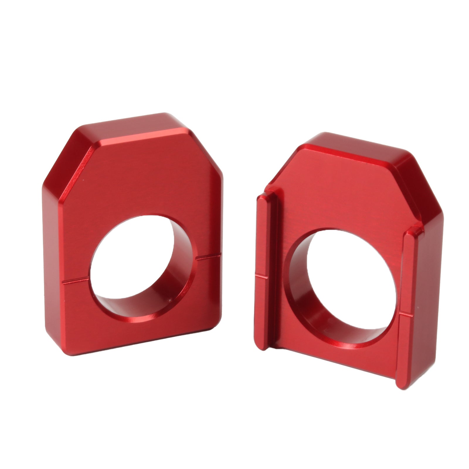 for Honda CR125R/250R CRF250R/X CRF450R CNC Red Rear Axle Block Chain Adjuster