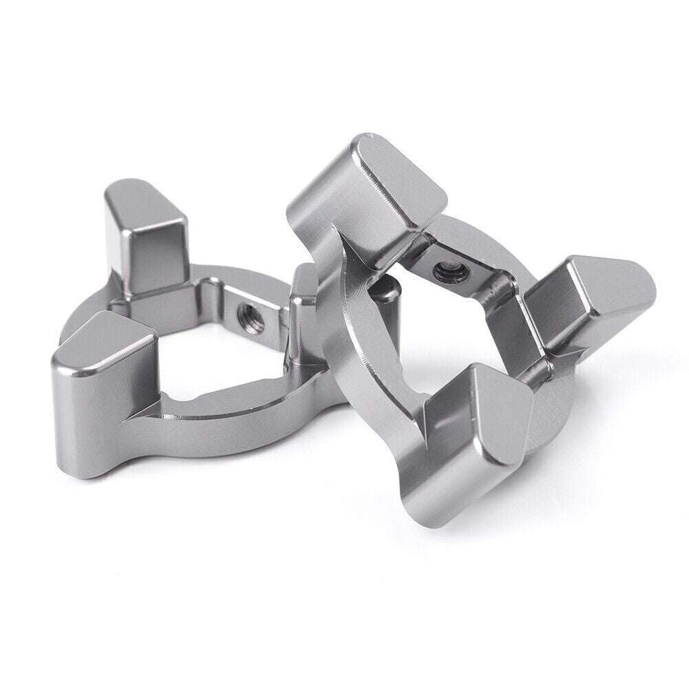 CNC Motor Front Anodized Fork Preload Adjusters 17mm GREY Universal