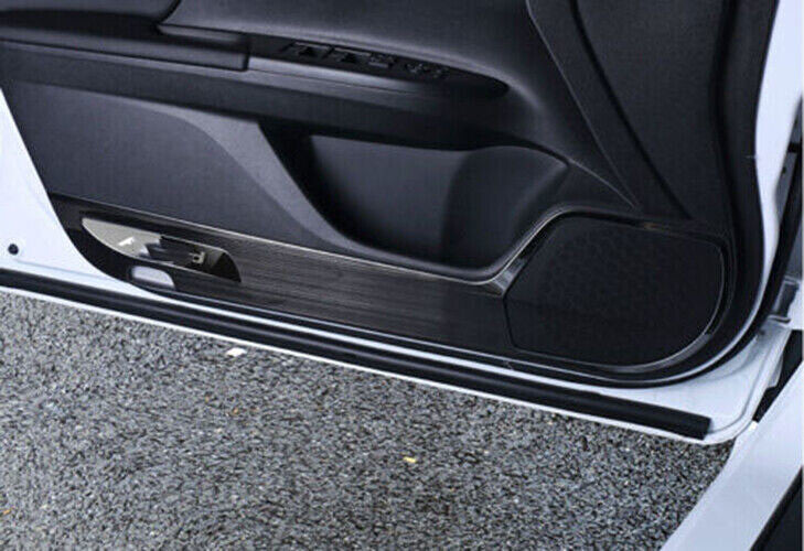 for Honda Accord 14-17 Black Steel Side Door Anti-Kick Pad Protective Cover Trim