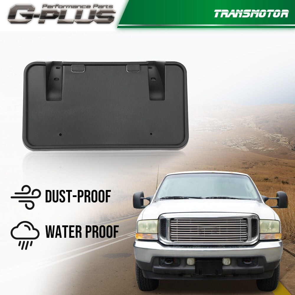 Fits 1999 - 2004 for F250 Super Duty Front License Plate Tag Bracket - v